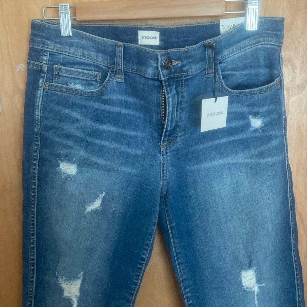 Sneak Peek Jeans Women Sexy Boyfriend Size 9